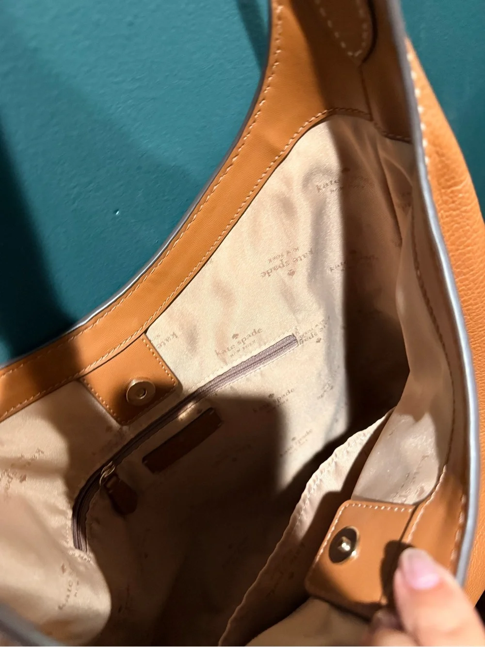 kate spade pebbled leather